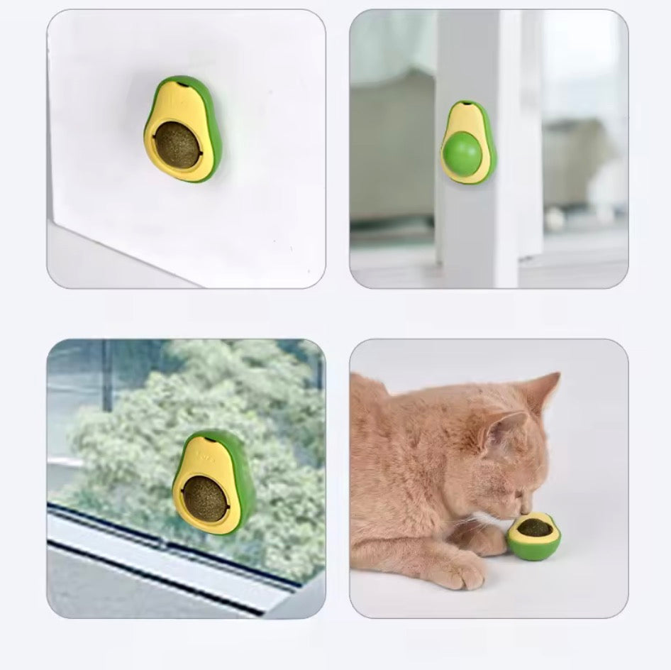 Mintado - Das drehbare Avocado-Spielzeug für deine Katzen