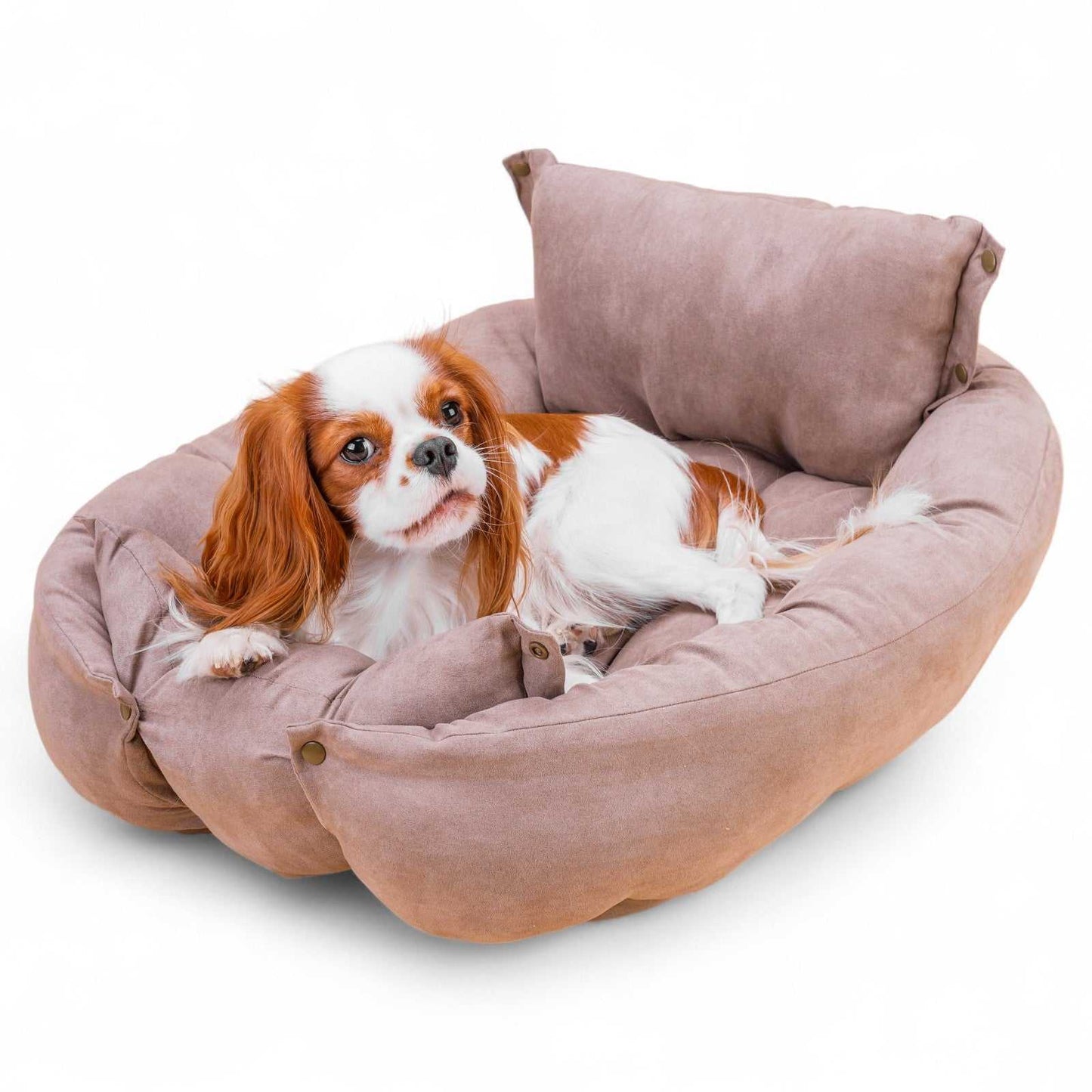 Pebbles 3in1 Hundekissen – Kuschelige Matte, Nest & Reisebett in Einem