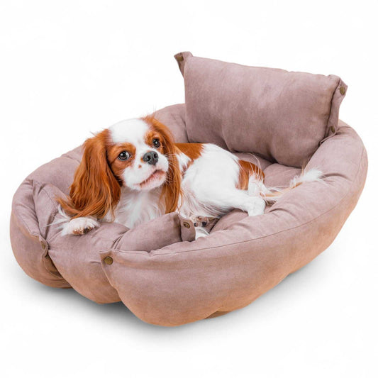 Pebbles 3in1 Hundekissen – Kuschelige Matte, Nest & Reisebett in Einem